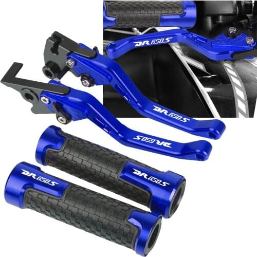 For SUZUKI DR650SE 2015 DR 650 S SE Motorbike Handle Grips Handlebars Adjustable CNC Motorcycle Brake Clutch Levers DR650 SE