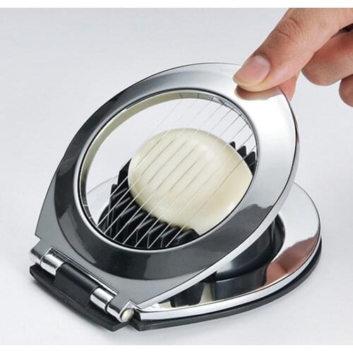 Two Models of Multifunctional Egg Cutter Fruit Slicer Home Kitchen Creative Gadget Egg Cutter Breakfast Support Wholesale