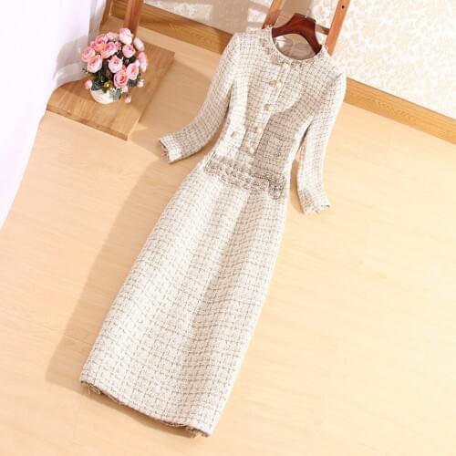 Модные платья в клетку Embro Mill China At AliExpress