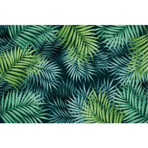 Plants Backdrop Dark Green Leaves Black Photography Background Celebration Photo Booth Studio Decor