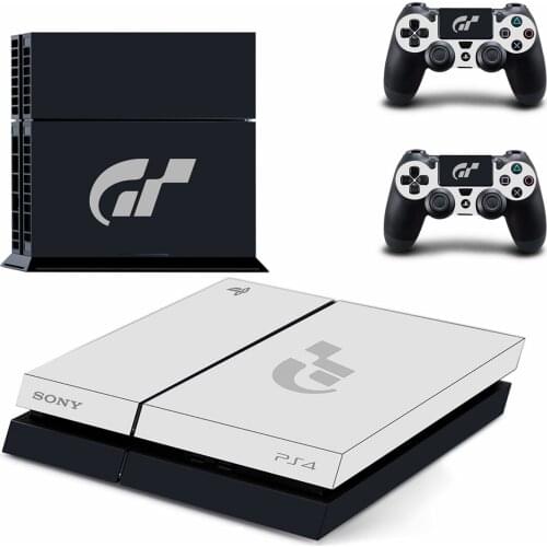 GT Sport PS4 Stickers Play station 4 Skin Sticker Decals For PlayStation 4 PS4 Console & Controller Skins Vinyl