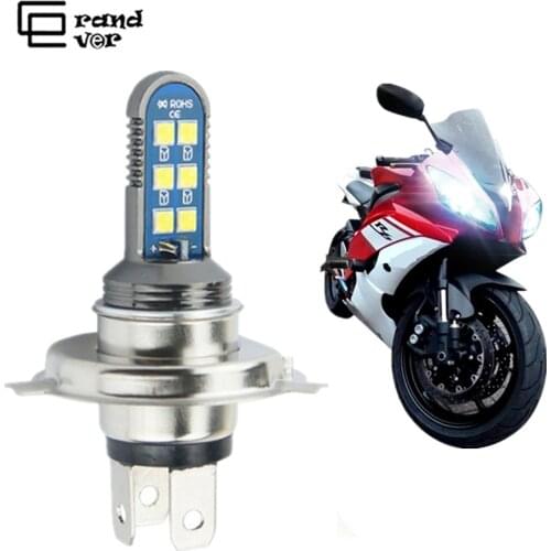 H4 Motorcycle Headlight Bulb 800LM Hi/Low Beam Canbus Error Free Lights Moto Scooter Motorbike LED Fog Lamp 12V