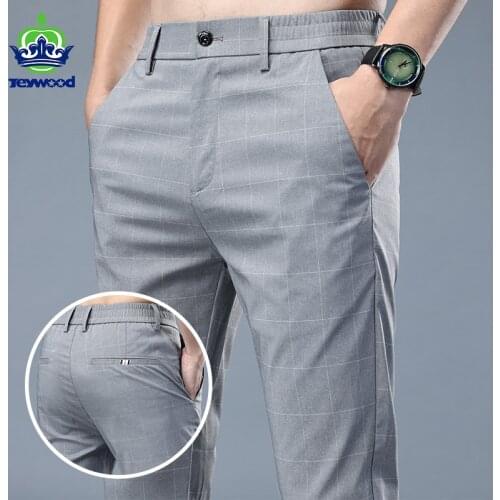 JEYWOOD Men's Checked Trousers