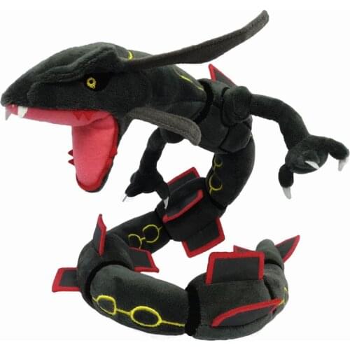 31.5"/ 80CM Green Black Rayquaza Doll Anime Collectible Plush Dolls Stuffed Animals Best Gifts Soft Hot Toys Free Shipping
