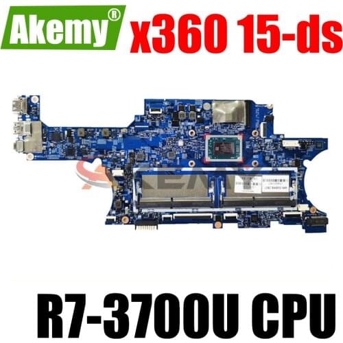 L53875-601 x360 15-ds notebook Motherboard with R7-3700U CPU 18747-1 For HP ENVY X360 15Z-DS 15-DS laptop motherboard mainboard