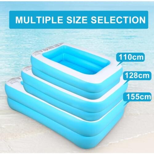 Summer Thickened Inflatable Swimming Pool Outdoor Indoor Water Swimming Pool Large Family Kids Children Adult Play Bathtub