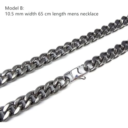 10.5 mm TA 1 Pure Titanium Strong Ambition Mens Necklace for 2020 year gift