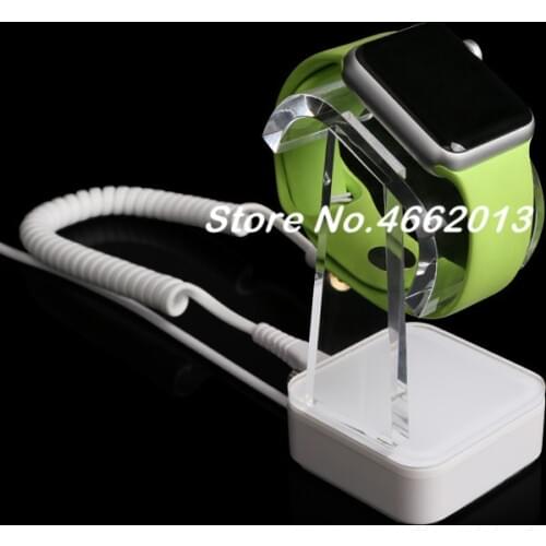 Watch security stand Iwatch display alarm apple watch burglar alarm anti theft holder for watch retail store loss prevention