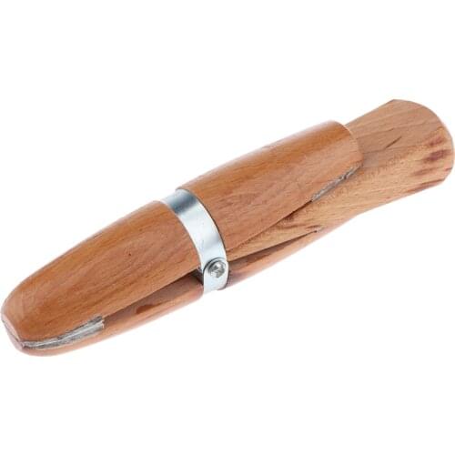 Professional Wooden Ring Clamp Jewelers Clamp Wedge Leather Jaws Hand Tool Repairs