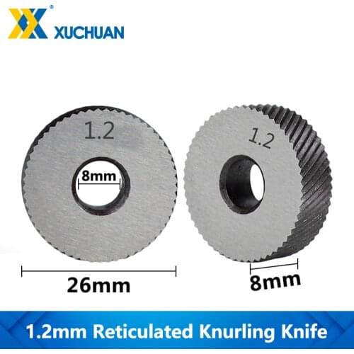 1.2mm Reticulated Knurling Inner Hole Wheel Knurling In Lathe Embossing Wheel Steel Lathe Tool Gear Shaper Cutter