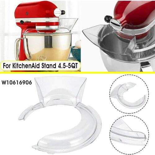 KN1PS Splash Guard Replacemen for 4.5 5T Bowl Pouring Shield Tilt Head Parts Kitchen Aid Mixer KSM500PS KSM45 Cook Ccessories