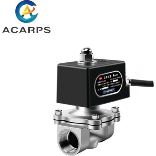 1/2" Explosion Proof Solenoid Valve Stainless Steel Normally Closed 220V Natural Gas Valve