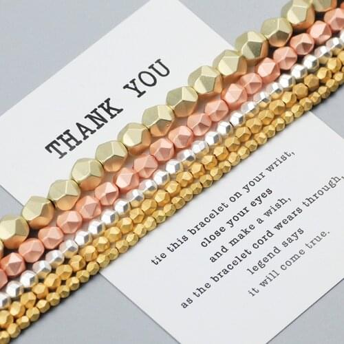 WLYeeS Polish Matte Hematite beads Natural Stone Faceted Round Loose Spacer Bead For Jewelry 3 4 6 8mm Making DIY Bracelet Ball