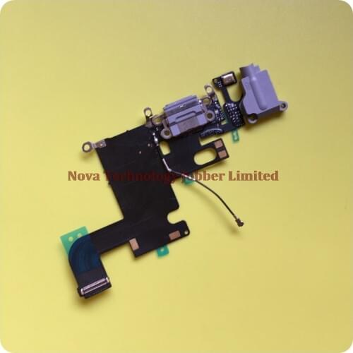 Wyieno 10Pcs/Lot For Apple 6 Iphone6 Charging Port Board Charger Flex Cable Phone Parts Dock Microphone Plug