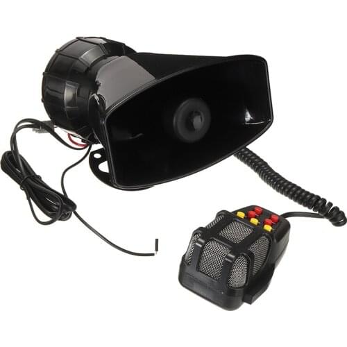 1set 12V 100W 110dB Car Electronic Warning Horn Motorcycle Firemen Ambulance Loudspeaker With MIC For Auto Truck