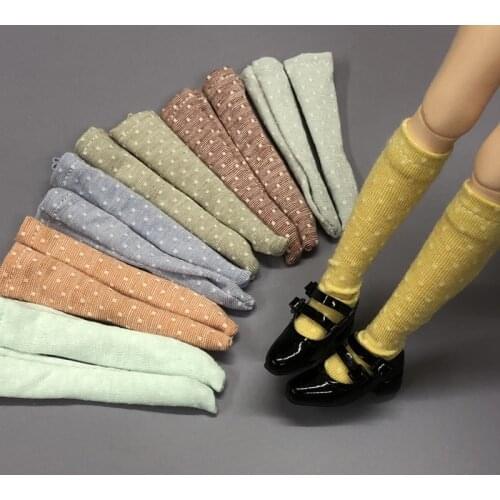 1pair Lace Stockings for Blythe 1:6 Doll Socks For Barbie Thigh High Over the Knee Sock For Momoko OB Azone 1/6 Doll Accessories