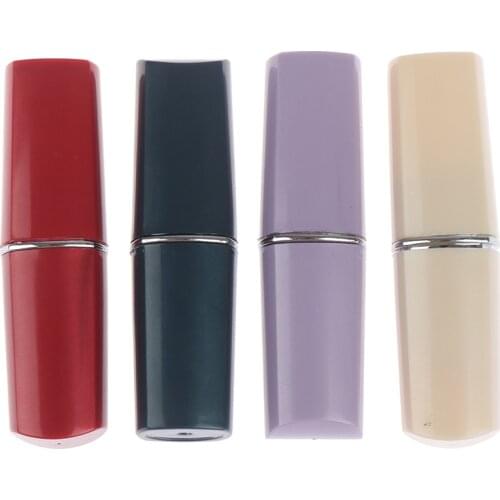 1PCS Secret Lipstick Shaped Stash Pills Box Holder Medicine Organizer Case