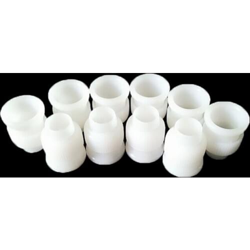 2015 10pcs Small Size Coupler Adaptor Icing Piping Nozzle Bag Cake Flower Pastry Decoration Tool Pastry Equipment KH004