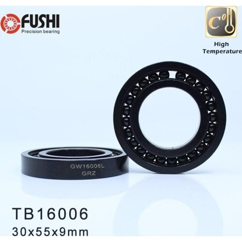 16006 High Temperature Bearing 30*55*9 mm ( 2 Pcs ) 500 Degrees Celsius Thin Section Bearings Full Ball Bearing