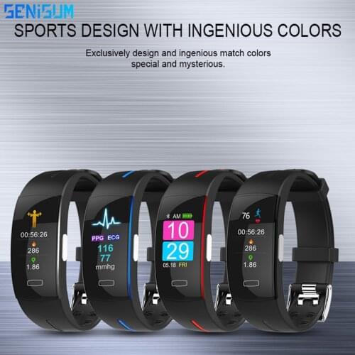 2021 Fashion ECG PPG Smart Watches Heart Rate BP Oxygen Monitor Smartband Body Temperature Smartwatch Men Women For IOS Android