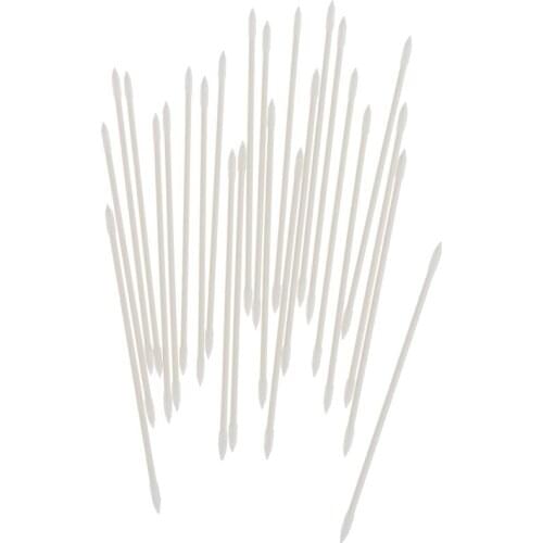 25Pcs/pack Pro Dust Free Disposable Cleaning Swab Cotton Stick For Earphone Headphone Phone Charge Port Accessories