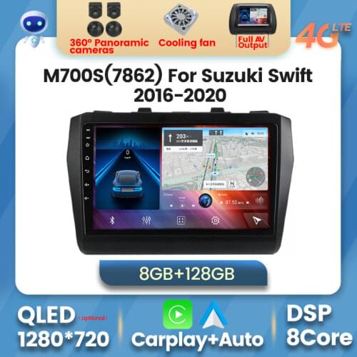 7862 IPS DSP Android 10 Car Multimedia Player for Suzuki Swift 2016-2020 Car No DVD GPS Navigation Head Unit Radio Carplay Auto