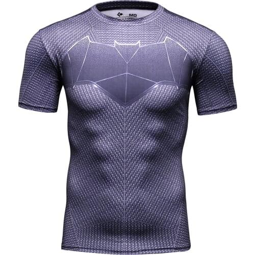 Men Digital Printing Rashguard Jogging Short Sleeve Cody Lundin Male Muay Thai Shirts