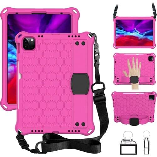 Shoulder Strap Kids Cover for iPad Air 4 10.9 Shockproof Case with Pencil Slot for iPad Pro 11 EVA funda ipad 202020