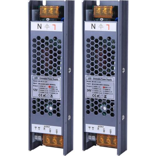 80W Dimming Power Supply High Efficiency Support SCR 0-10V PWM DALI 4 Control Methods LED Switch Power Supply