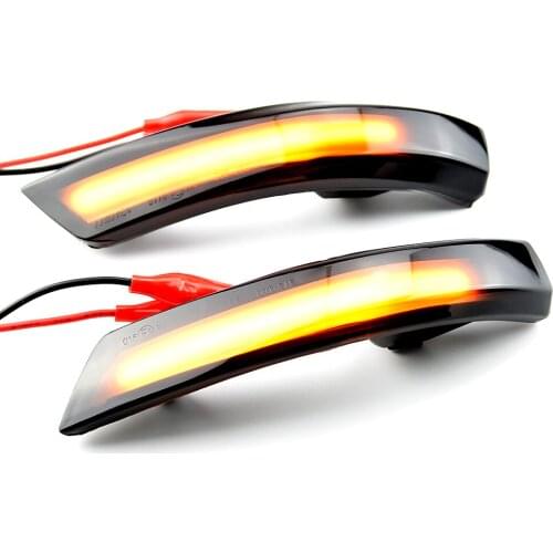 For Ford Focus 2 MK2 Focus 3 MK3 3.5 For Mondeo MK4 LED Dynamic Turn Signal Light Flasher Flowing Water Blinker Flashing Light