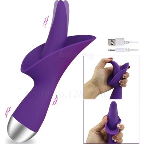 Tongue Lick Dildo Vibrators Clit Blowjob Nipple Vibrating Massage Oral Sex Clitoris Stimulator Vagina G Spot Orgasm Sex Toy for