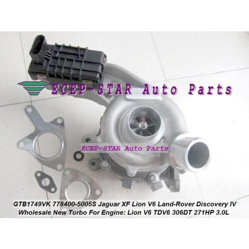 GTB1749VK 778400 778400-0003 AX2Q6K682CB AX2Q6K682CA Turbo For Jaguar XF Lion V6 For Land Rover Discovery IV 09- TDV6 306DT 3.0L