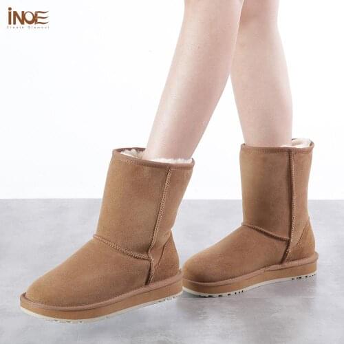INOE CREATE GLAMOUR Leather Boots For Girls