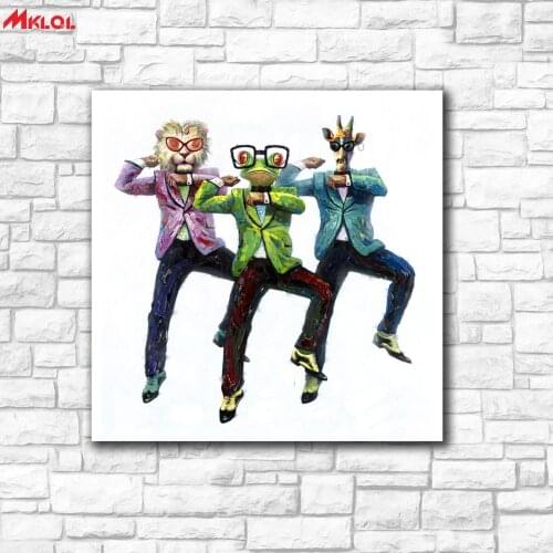 Brothers On Horseback Oil Painting Wall Art Picture Paiting Canvas Paints Home Decor Abstract Print Painting Modern Wall Decor