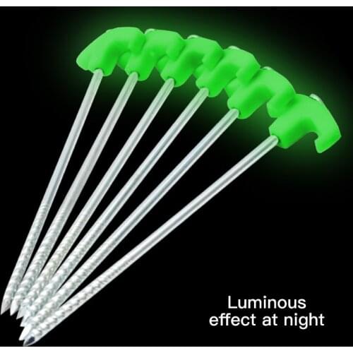 Tent Peg Outdoor Camping Trip Tent Nails Ground Nails Screw Nail Stakes Pegs Stainless Steel Sand Peg Trip Beach Tent Stakes Peg