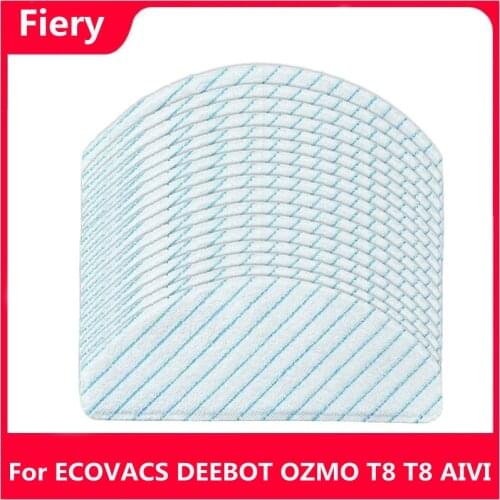 Microfiber Mopping Pads For ECOVACS DEEBOT OZMO T8 T8 AIVI Vacuum CleanerWashable Mopping Cloth Rags
