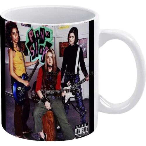 Freaky Friday Pink Slip Album Cover Band Tee ( Lindsay Lohan ) White Mug Ceramic Mug Creative Mug Lindsay Lohan Band Freaky Frid