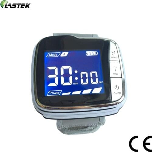 650nm Laser Physiotherapy Diabetic Wrist Watch for Rhinitis Diabetes Hypertension Treatment Sinusitis Therapeutic Apparatus