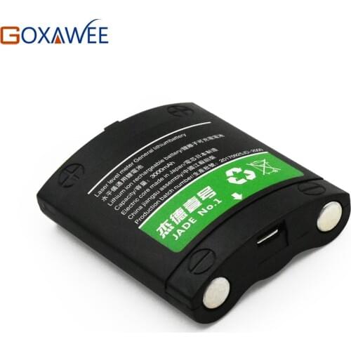 GOXAWEE Lithium Rechargable Battery 3.7V For 360 Degrees Rotary 5 Line 6 Points Laser Level Red Green Beam Laser Tools