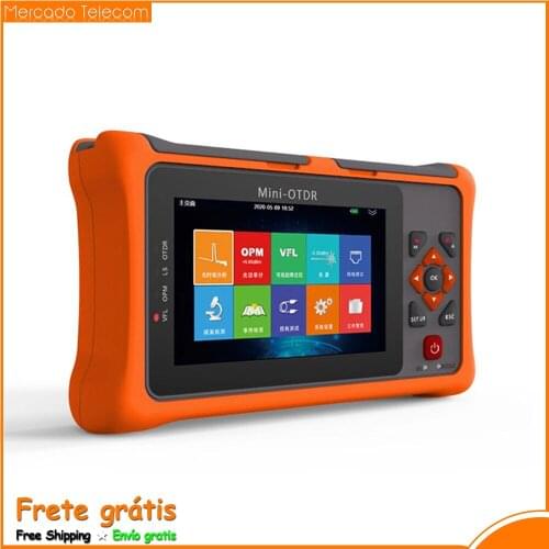 Mini Pro OTDR 4.3-inch 1310/1550nm 26/24/22/20dB SM with OPM OLS VFL Touch Screen Fiber Optic OTDR Ethernet Cable Tester