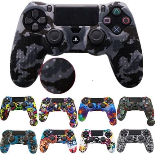 Anti-slip Silicone Case Protective Cover Skin Shell For Sony PlayStation Dualshock 4 PS4 Slim PS4 Pro Controller Game Accessory