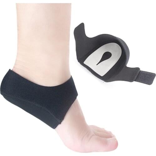 Newly 1 Pair Plantar Fasciitis Arch Heel Sleeves Therapy Wrap Heel Foot Pain Arch Brace Insole 19ing