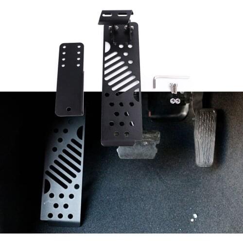 Pedal Rest Decoration Board For Jeep Wrangler JL Sahara Rubicon 2018-2021 Metal Car Dead Pedal Left Side Foot Rest Kick Panel