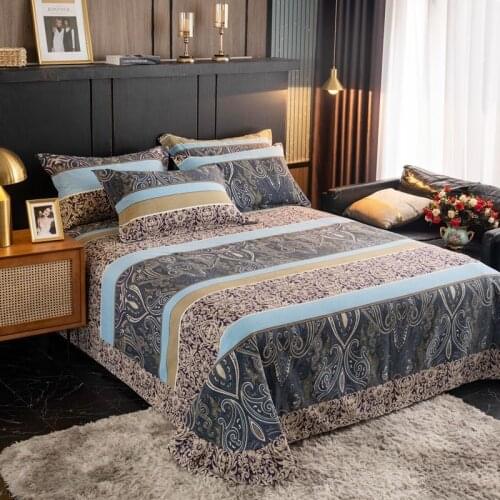 100% cotton thick sheets single dormitory single 1.5m2.0m bed double cotton twill sheets autumn and winter