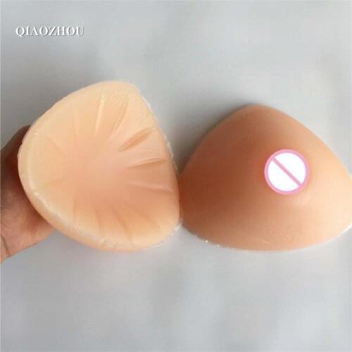 Drop shipping mastectomy breast forms artificial silicon breasts 1800g/pair F cup