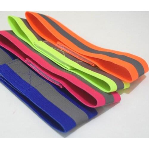 Luminous Night Reflective Safety Belt Night Run Armband For Outdoor Sports Night Running Cycling Jogging Arm Strap Arm Band