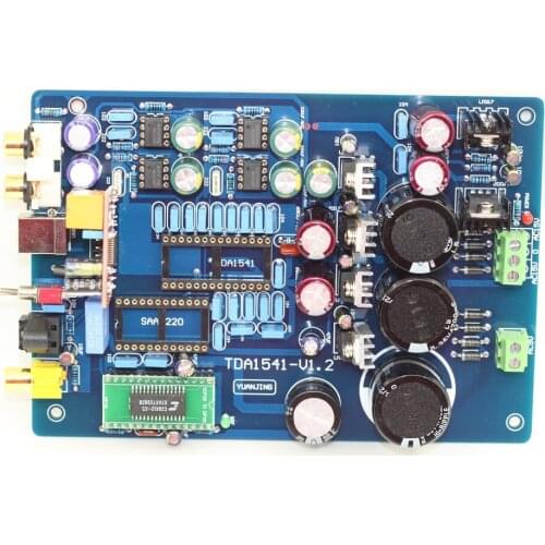 CYJ-TDA1541 fiber coaxial decoder board (Including USB, excluding TDA1541 and SAA7220 IC)