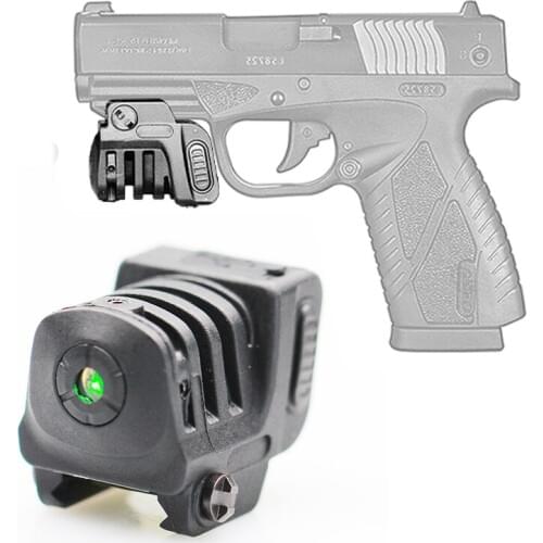 Built-in Battery 9mm Pistol Green Laser Sight Rechargeable Glock17 Handgun Weapon Gun Red Dot Laser Pointer for Self Defense Gun