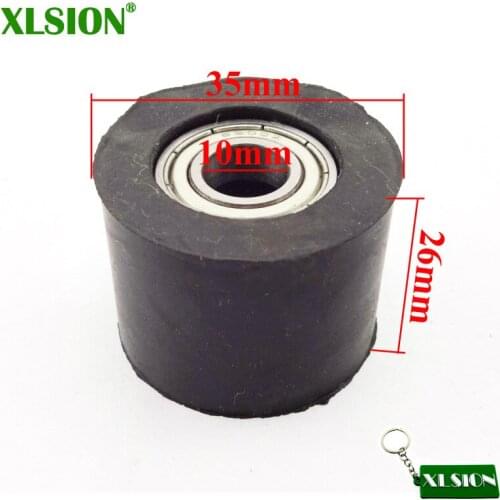 XLSION 10mm Universal Guide Chain Roller Wheel Pulley For 50-160cc Motorized Dirt Pit Bike ATV Quad