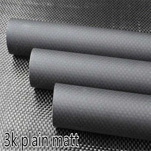 1-6pcs 16MM OD x 14MM ID x 1000MM (1m) 100% Roll 3k Carbon Fiber tube / Tubing /pipe/, wing tube Quadcopter arm Hexrcopter16*14